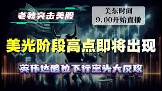 美股直播｜英伟达破位下行空头大反攻，美光阶段高点即将出现  #美股 #英伟达 #甲骨文 #英特尔 #特斯拉 #soun #苹果 #投資   #美国超微公司 #crcl  #amd