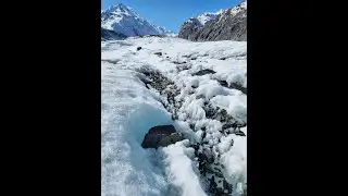 Tasman Glacier Heli Hike From Mount Cook Airport, New Zealand 🇳🇿