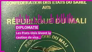diplomatie les etats unis levent la caution de visa pour les voyageurs maliens