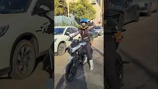 Awkward first bump 😂 #viral #funny #motovlog #trending #top #motorcycle #bike #shorts #superbike