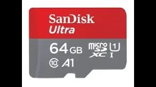 SanDisk ULTRA microSD UHS-I A1 64 GB Распаковка и тесты