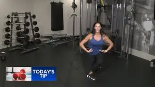 Fitness Tip: Plie double curtsy using your own body weight