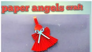 Easy paper angels /diy christmas2025/paper craft idea/ Queen shaikh vlog 👑