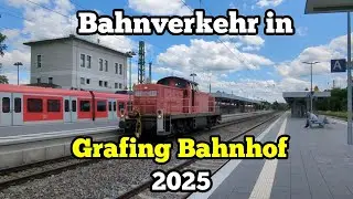 Bahnverkehr in Grafing Bahnhof 2025