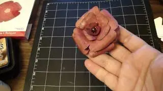 Grunge Paper Flower
