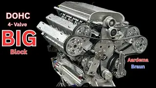 1100 Horsepower &bull; Quad-Cam - 4 Valve -7 Liter Big Block -  Aardema Braun