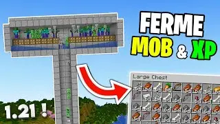 Ferme &agrave; MOBS et XP 1.21! Tuto Minecraft Java et Bedrock