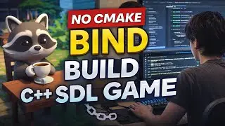 Build a C++ SDL Game Without CMake | Bind Build System Tutorial (Raccoon Cafe)