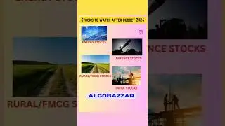 #stock to watch after budget 2024#invest#growth#Algo Bazzar#algo trading