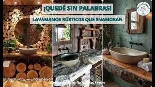 Los Mejores Estilos De Lavamanos De Ba&ntilde;o R&uacute;stico Que No Puedes Ignorar