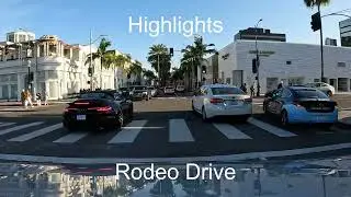 [4K] Beverly hills, Hollywood Hills & Rodeo dr, California, evening drive #california #hollywood