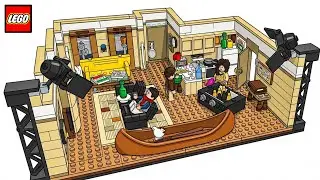 JOEY & CHANDLER&rsquo;S APARTMENT: Stop Motion Self Build (LEGO Creator Expert 10292)