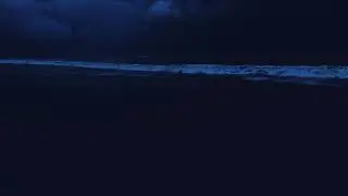 Gentle Ocean Waves at Night | Seamless Loop Beach Sounds for Deep Sleep, Relaxation, Insomnia Relief