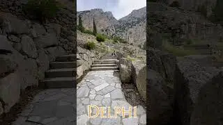 Walking up to the Temple of Apollo, Delphi, Greece. #greece #delphi #travel