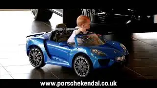 Porsche 918 Spyder Kids Electric Car Handover