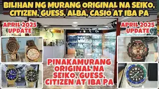 BILIHAN NG MURANG ORIGINAL NA SEIKO, CITIZEN, ALBA AT IBA PA LEGIT AND ORIGINAL.