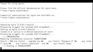 Docker - Django example image