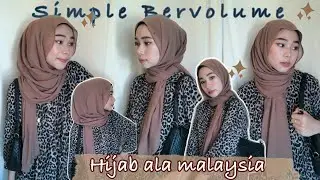 TUTORIAL HIJAB SELEBGRAM MALAYSIA ( 4 style)| HIJAB BERVOLUME | kakpit channel