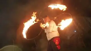 Spectacle de feu m&eacute;di&eacute;val : Pyrallis