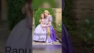 choose your birthday month and see your princess dress means you imagine that you are wearing dress