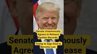 Senate unanimously agrees to release records,Trump to sign deal. #shorts #news #usa