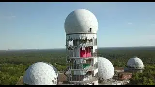 Cinematic Shot of Lost Place: Teufelsberg in Berlin Germany shot on a DJI Mavic Pro