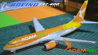 BOEING 737-400 (CLASSIC) ADAM AIR PAPERCRAFT