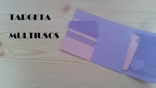 C&oacute;mo hacer una tarjeta con bolsillo lateral y multiestructuras SCRAPBOOK MANIA [episodio 5]