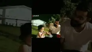 Virat with ziva dhoni 😉❤️ #viratkohli #msdhoni #shortsvideo #shorts #status #zivadhoni