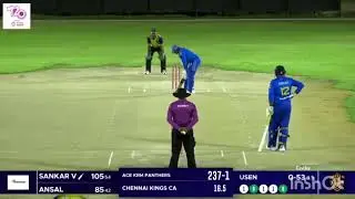 KCC T20 Challengers League 3rd Edition -2025 ACE KRM Panthers vs Chennai kings CA