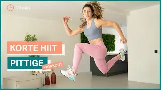 Korte nieuwe hiit workout | 10 minuten pittige hiit | The Joy workout