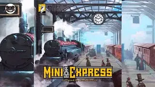 Mini Express Miniature Train Review #boardgames #boardgamereview