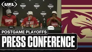 Michigan Panthers Playoff Postgame Press Conference | United Football League