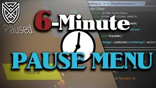 6-минутное меню паузы в Unity. Обучающее видео