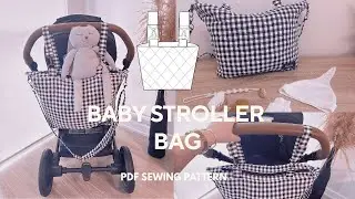 Sew The Cutest Baby Stroller Caddy | Baby Essentials Sewing Project | DIY