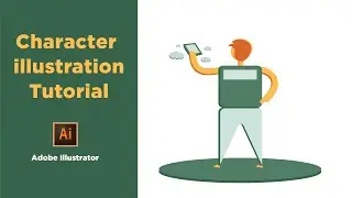 Character illustration | Adobe illustrator tutorials | A boy capture cloud