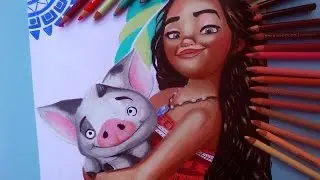 Moana -Speed drawing