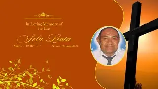 The Late Selu Leota Family Service (Falealili Vaovai)