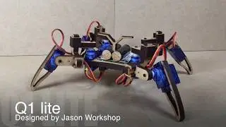 Q1 lite Simple Quadruped Robot (Designed by Jason Workshop)