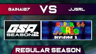 Gainai27 vs JJsrl | Regular Season | GSA SM64 70 Star Speedrun League D2 Season 2