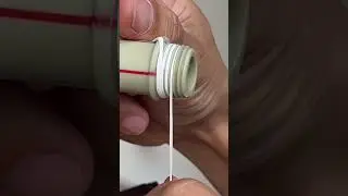 Wrap thread seal tape properly.