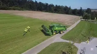John Deere T670 Raps dreschen 2025
