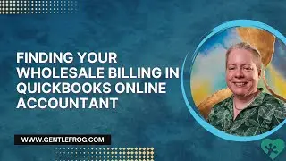 Finding Your Wholesale Billing in QuickBooks Online Accountant