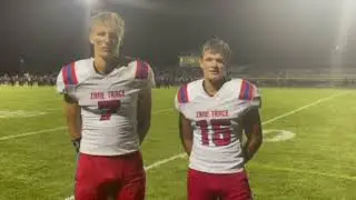 Zane Trace's Carter Langley and Drew Lane discuss win over McClain