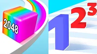 Jelly Run 2048 VS Number Master - All levels Gameplay part 2