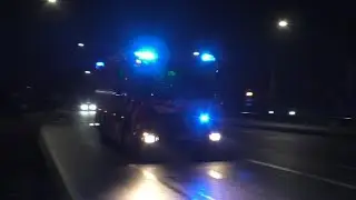 (Primeur) hulpdiensten met spoed naar een Zeer Grote Brand GRIP 1 Alblasserdam 