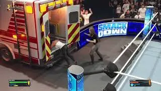 wwe2k24 Ambulance match Oka Giner vs Ale Muller