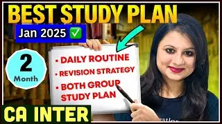2 Months “FAADU” Study Strategy to clear CA Inter Jan-25 attempt| 3 Revision Strategy
