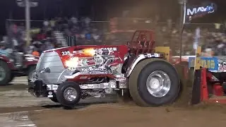 Unlimited Super Stock Tractors pulling at the America's Pull in Henry, IL - Pro Pulling League 2016