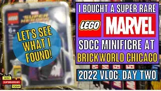 VLOG: I Bought a SUPER RARE LEGO Marvel SDCC Minifig at at BrickWorld Chicago 2022 - DAY TWO